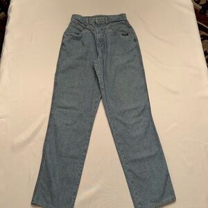 Rocky Mountain Vintage Classic Blue Jeans with Brass Details (size 9/10)